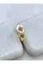 Sparkling Zircon Pole Star Plate Adjustable Steel Gold and Silver Ring (1 Piece)