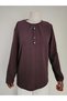 Women's Lycra Winter Knitwear for Middle Age and Above, Mother's Combed Cotton Blouse, New Season, Buttoned, Twisted Pattern, Elastic Sleeves - 4
