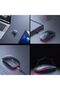 ماوس لاسلكي بتقنية البلوتوث، نحيف مع إضاءة LED، وضع مزدوج (بلوتوث 5.1 + USB) 2.4 جيجاهرتز، قابل لإعادة الشحن، صامت - 5