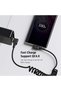 كابل USB-C، كابل شحن USB-A إلى USB-C ملفوف بزاوية 90 درجة، كابل شحن زنبركي قابل للتمديد (40-180 سم)، - 5