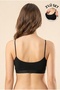 Women's Padded String Strap Bustier – Supportive Breast Pad Bra Tank Top, Casual and Comfortable Everyday Undergarment - 2