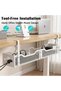 Under Desk Cable Management Tray, Cable Management, Under Desk Cord Organizer, Non Drilling Table Ca - 2