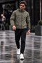 Men's Hooded Zippered Premium Seasonal Raincoat - 6
