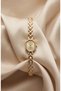 Women's Steel Watch Gold Color Geometric Case Vintage Luxury |   Elegant Stylish Classic Old Money Women's Wristwatch |   Limited Edition 2027 - 6