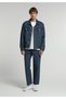 Barrel Fit Men's Mid Indigo Denim Jean Pants - 3
