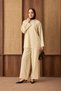 44397 - Stylish Comfortable Rayon Knitwear Thin Women's Knitwear Set with Trousers - 4