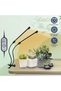 مصباح نمو النباتات بمنفذ USB، إضاءة بيضاء كاملة الطيف، زاوية إضاءة قابلة للتعديل، مشبك مكتبي للنمو - 7