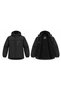Men's Hooded Fleece Lined Pocket Jacket 26517 Black - 6