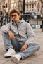 Men's Hooded Zippered Casual Seasonal Raincoat - 4