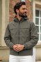 Men's Hooded Zippered Casual Seasonal Jacket - 2
