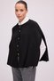 Oversized Tricot Poncho - 4