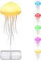 مصباح على شكل قنديل البحر بأرجل متحركة - إضاءة متدرجة RGB، تحكم صوتي، مستشعر لمس، قابل لإعادة الشحن (قابل للتعليق)