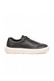 Lace-Up Thick Comfortable Sole Sneaker Black-White Genuine Leather Men's Casual Shoes Hz1458-2049 - 2