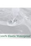 Clear Plastic Tablecloth Protector, 100% Waterproof Oilproof Stain Resistant Wipeable Rectangle Tran - 4