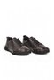 Lace-Up Rubber Sole Black Genuine Leather Men's Casual Shoes 5K2676-7160 - 3