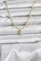 Zircon Stone North Star Model Brass Gold Color Women's Necklace - Tj-Bko10648