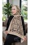 Patterned Soft Shawl - 087 - 2