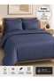 Cotton Satin Duvet Cover Set Maldivian Blue Double Size (Without Box)