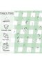 Green Gingham Table Cover 4-Pack, Disposable Plastic Checkered Rectangle Tablecloth for Dining and E - 5