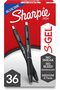 عبوات حبر S-Gel، عبوات حبر جل أزرق، سمك متوسط (0.7 مم)، عبوتان - 5