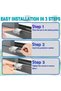 Sliding Window Locks (4 Sets), Security Window Locks with Keys, Adjustable Aluminum Sliding Window S - 7