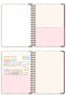 2027 Year B5 Weekly Agenda Spiral Bound 17X24 cm - 12 Months Cherry - 7