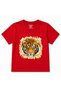 Wild Majesty – Artistic Tiger Portrait Kids Graphic T-Shirt