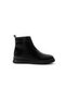 Samuel Women's Black Genuine Leather Shiny Texture Comfortable Sole Casual Boots - 5