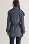 Women's Lined Plaid Patterned Belted Double Breasted Collar Pocket Detailed Trench Coat 7092 60286678 - 7