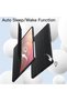 Case for Samsung Galaxy Tab S12 Ultra/S11 Ultra, Tri-Fold Stand, Auto Wake/Sleep Cover Black - 5