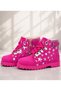 Rakerplus Griffon 8028-Pfy Fuchsia Starry 100% Leather Zippered Baby Girl Kids Boots - 2