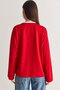 Women's Wild Printed Crew Neck Oversize Long Sleeve Sweatshirt 2392 60286691 - 6