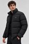 Men's Black Premium Quality Stand Collar Puffer Coat - 2