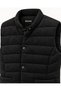 Delpino Men's Slim Fit Suede Vest with Snap Fasteners 7831 - 2