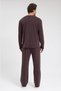 Men's Roma&Monada Oversize Oysho Fabric Suit Brown Color - 7