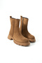 Vanessa Genuine Leather Women's Suede Side-Zip Closure Comfort Boot - 5