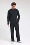 Men's Roma&Monada Oversize Oysho Fabric Suit Black