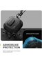 حافظة لسماعات AirPods 4 مع قفل مقاوم للسقوط، غطاء حماية متين مقاوم للصدمات مع واقي صدمات - 4