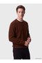 Rmz Gi̇yi̇m Farkiyla Zero Roba Collar Ribbed Men's Knitwear Sweater