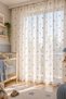 Linen Textured Colored Pompom Tulle Curtain (1/3 Dense Pleat) - 4