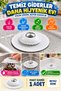 Sink and Bathtub Stopper Strainer White Silicone Hair Catcher Drain Strainer Kitchen Bathroom Anti-Clogging. - 4