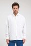 Men's ron velvet shirt white