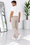 Men's Premium Quality 3-Thread Cotton Baggy Sweatpants with Ribbed Sides - 6
