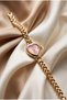 Women's Steel Watch Gold Color & Pink Heart Design Dial Vintage Luxury |   Old Money Stylish Elegant Women's Wristwatch |   Limited Edition 2027 - 6