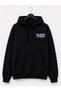 New Season Printed 3 Yarn Cotton Hooded Sweatshirt