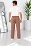 Men's Premium Quality 3-Thread Cotton Baggy Sweatpants with Ribbed Sides - 6