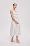 Printed Midi Strap Dress - 2