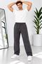 Men's Premium Quality 3-Thread Cotton Baggy Sweatpants with Ribbed Sides - 7