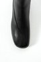 Arın Genuine Leather Black Blunt Toe Flat Daily Women's Boots - 2