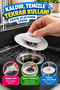2-Piece Sink and Bathtub Stopper Strainer White Silicone Hair Catcher Kitchen/Bathroom Shower Drain Strainer Set - 5
